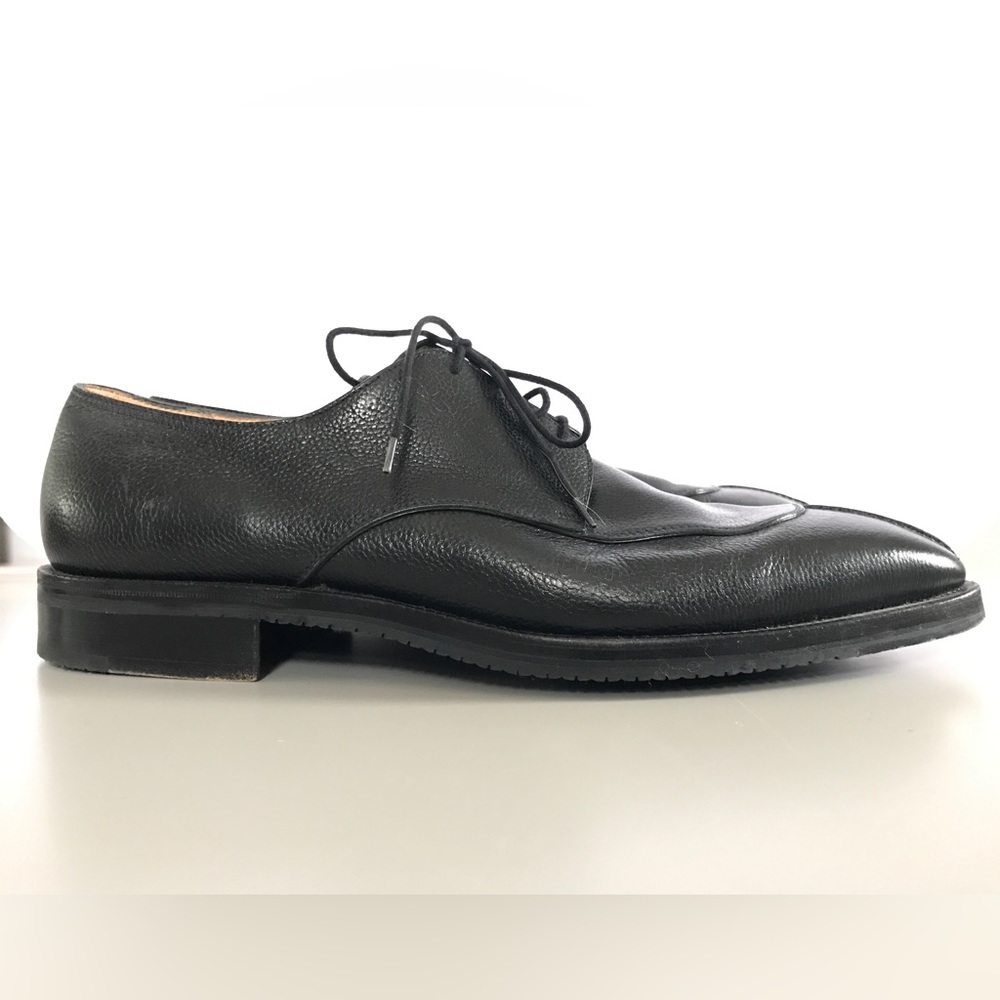 Gravati Eleganza black leather oxfords, size 13